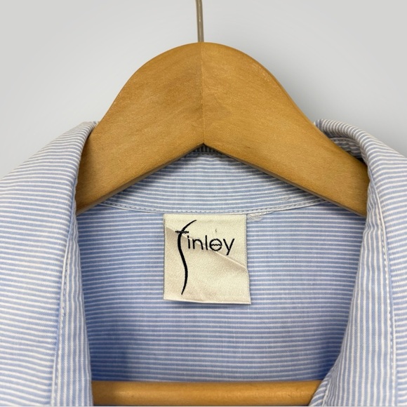 Finley Jenna Striped Tiered Ruffle Tunic Size XL - Picture 4 of 9